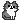 Gif d'un chat pixel assis