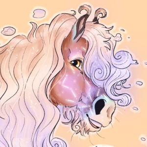 Concept art pour un design de cheval pour un concours de Star Stable Online