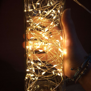 Photo du processus de création de mon lampadaire
