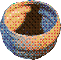 Photo of a bowl I made on the potter wheel