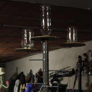 Photo du processus de création de mon lampadaire