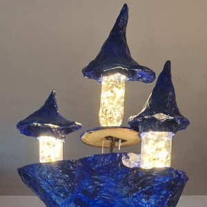 Photo du processus de création de mon lampadaire